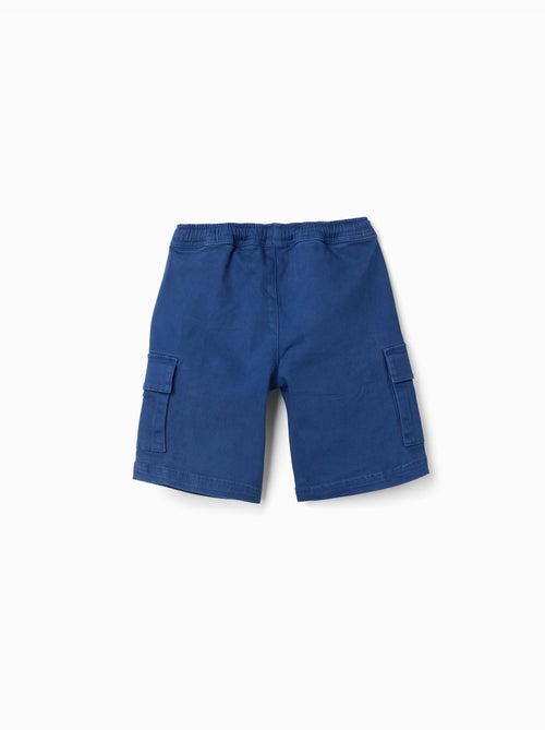 Short long cargo en sergé avec cordon de serrage - Kiabi