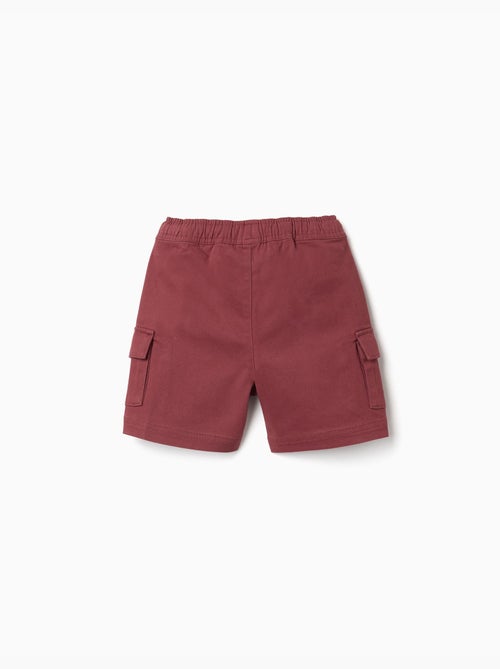 Short long cargo en sergé avec cordon de serrage - Kiabi