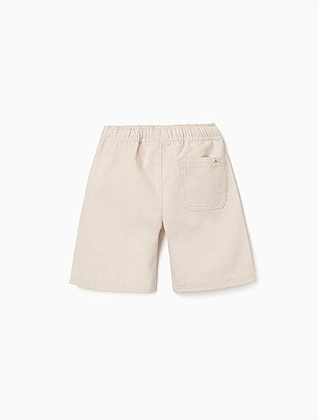 Short long en coton avec cordon de serrage Carolina Celas x Zippy