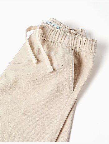 Short long en coton avec cordon de serrage Carolina Celas x Zippy