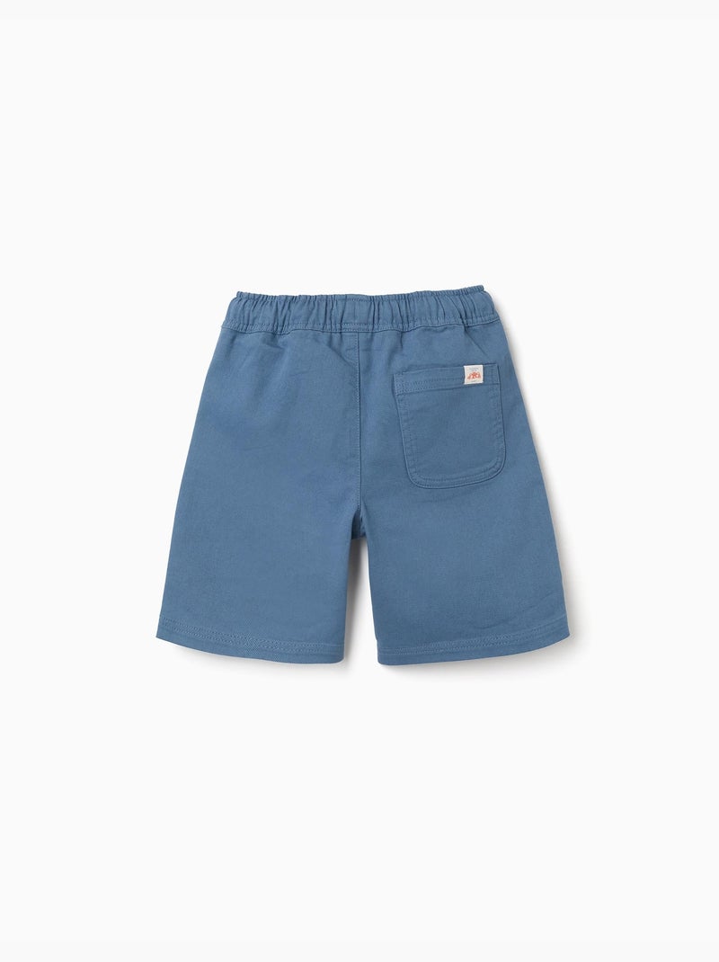 Short long en coton avec cordon de serrage Carolina Celas x Zippy Bleu Bleu - Kiabi
