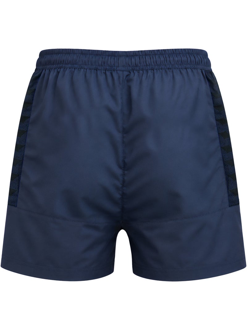 Short long homme bi-matière avec poches et cordon serrage 1224710 umbro Bleu - Kiabi