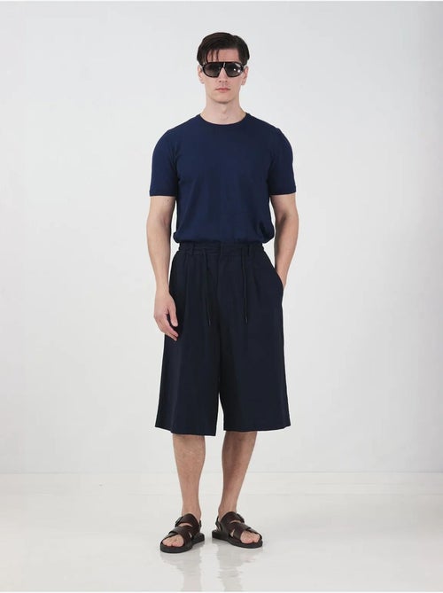 Short long style chino à jambes larges et taille à cordon giesto - Kiabi Short long style chino à jambes larges et taille à cordon giesto - Kiabi