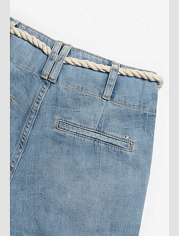 Short LOONA 2 en jeans 'Le Temps Des Cerises'