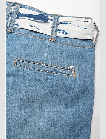 Short LOONA en jeans 'Le Temps Des Cerises'