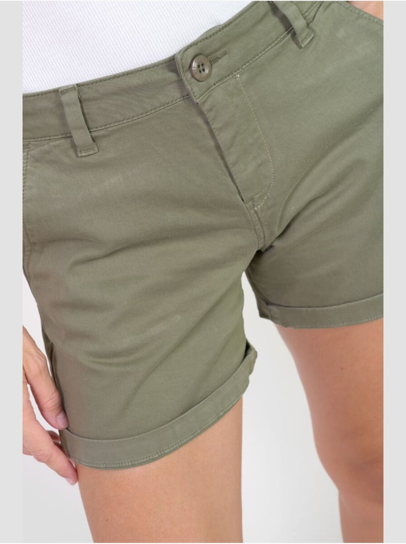 Short lyvi 2 'le temps des cerises' Kaki - Kiabi