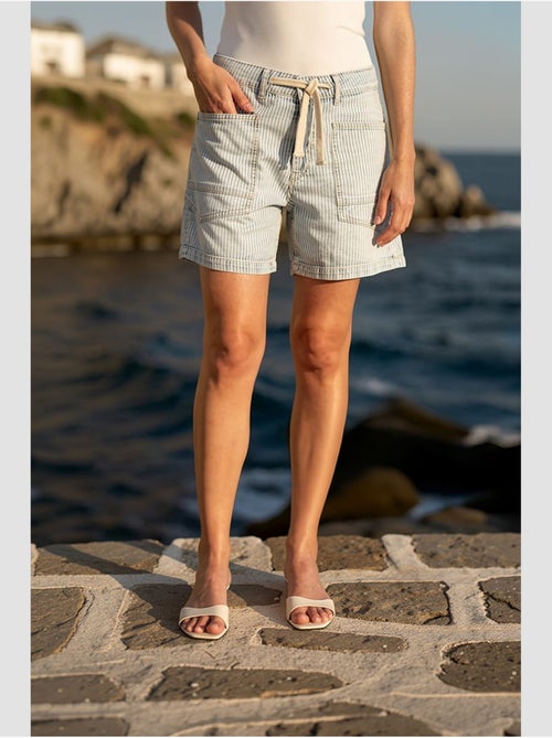 Short MADO en jeans 'Le Temps Des Cerises' - Kiabi