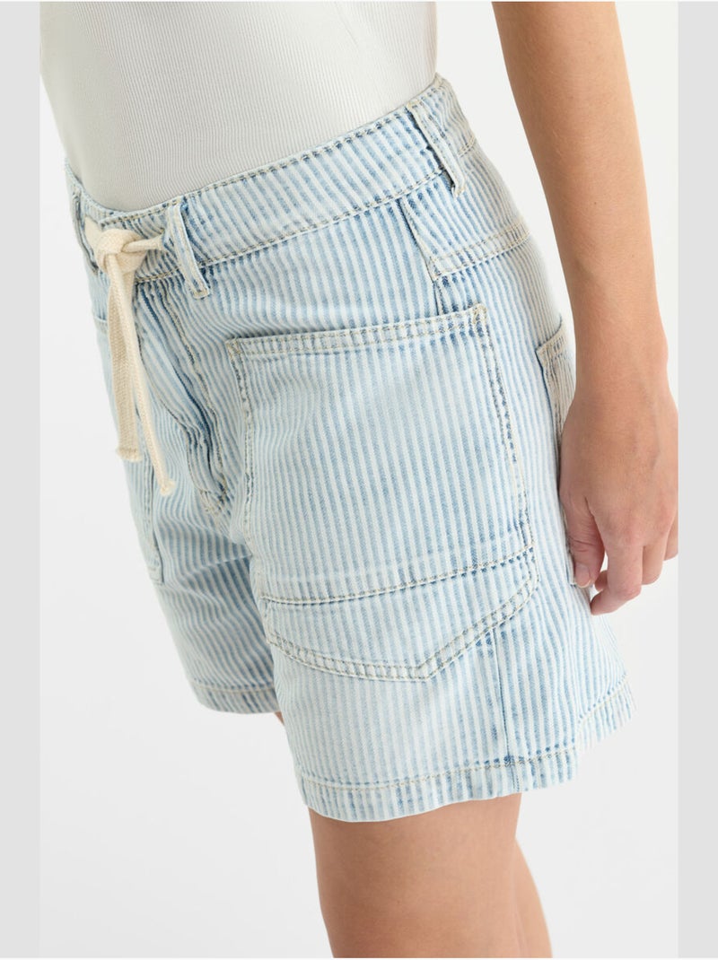 Short MADO en jeans 'Le Temps Des Cerises' Bleu - Kiabi