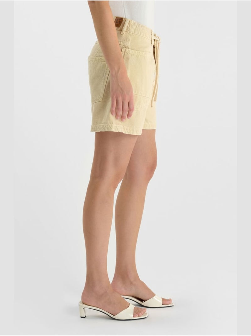 Short MADO en jeans 'Le Temps Des Cerises' Jaune - Kiabi