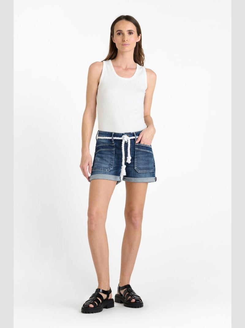 Short MADRAGUE en jeans 'Le Temps Des Cerises' Bleu - Kiabi