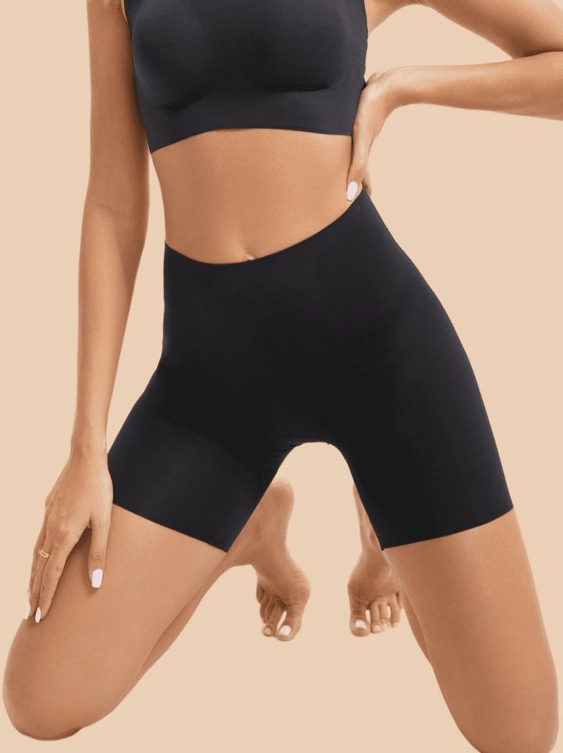 Short magique sans couture découpé au laser à haute réduction Noir Noir - Kiabi