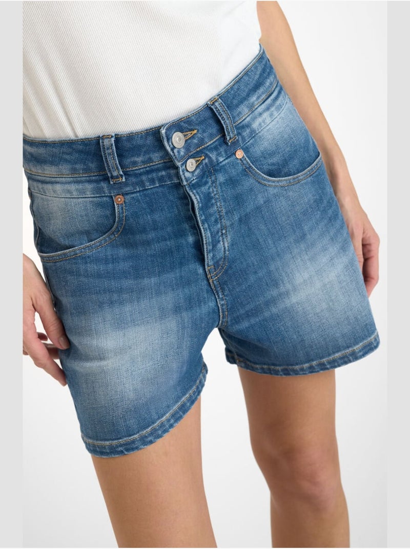 Short mara en jeans 'le temps des cerises' Bleu - Kiabi