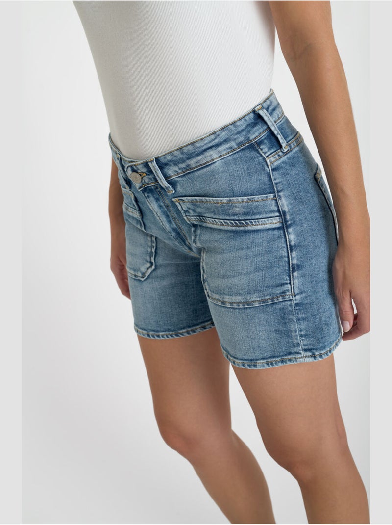 Short MARGOT en jeans 'Le Temps Des Cerises' Bleu - Kiabi