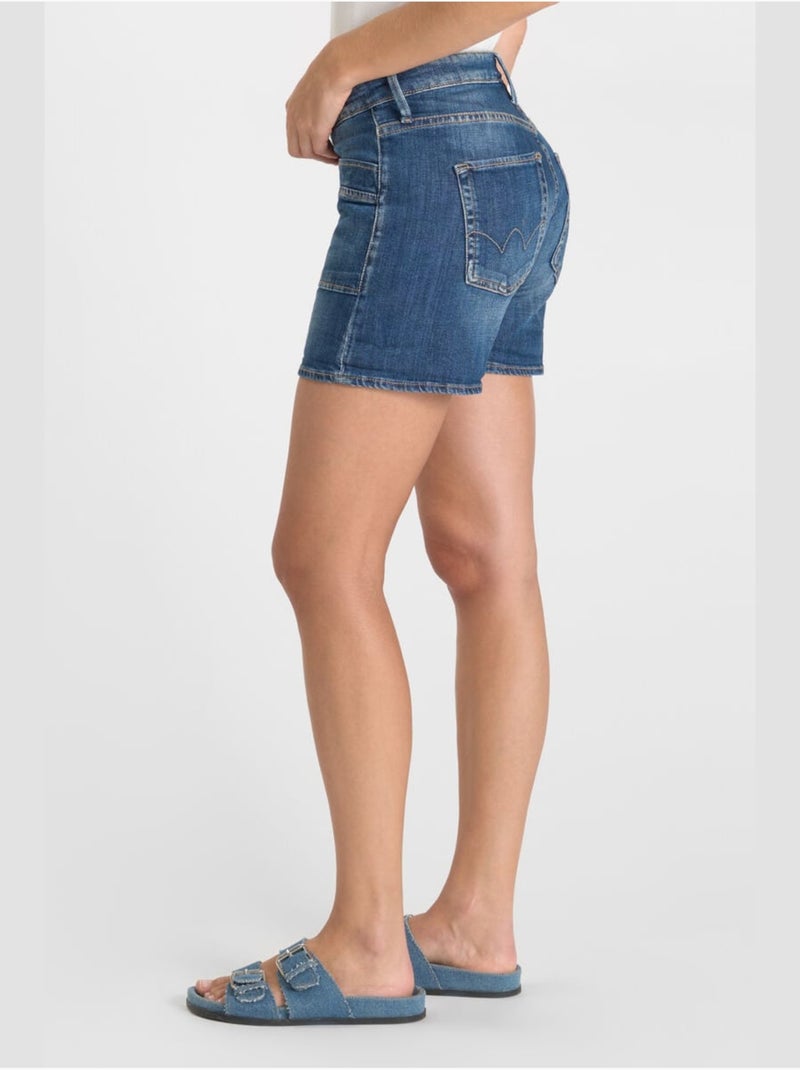 Short MARGOT en jeans 'Le Temps Des Cerises' Bleu - Kiabi