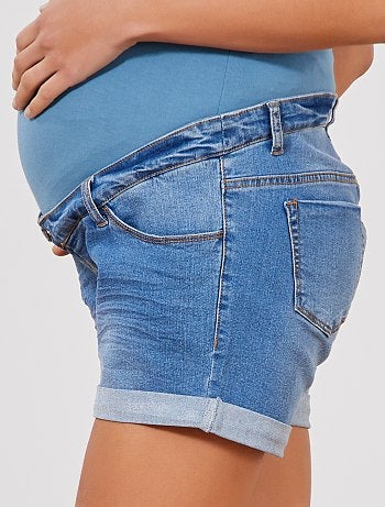 Short maternité denim 'éco-conception' - Kiabi