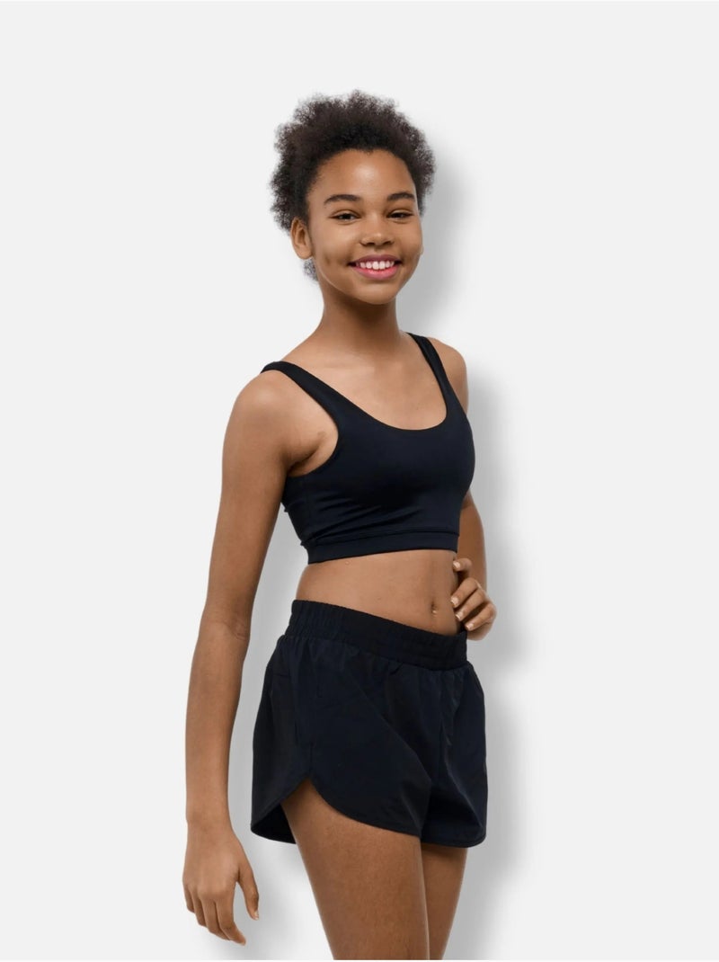 Short Menstruel Sport & Maillot bain Menstruel | Femme & Ado |Flux Moyen | GIA Noir - Kiabi
