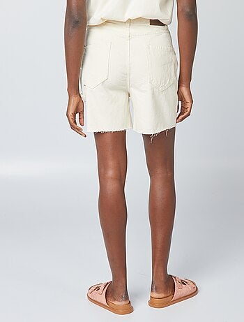 Short mi-cuisse en coton