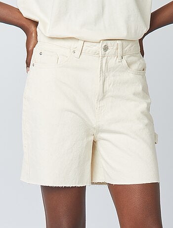 Short mi-cuisse en coton