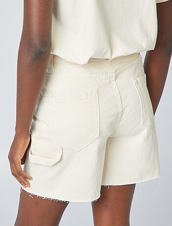 Short mi-cuisse en coton