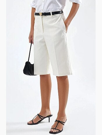 Short mi-long à jambes larges et coupe confortable hiccup