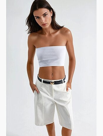 Short mi-long à jambes larges et coupe confortable hiccup