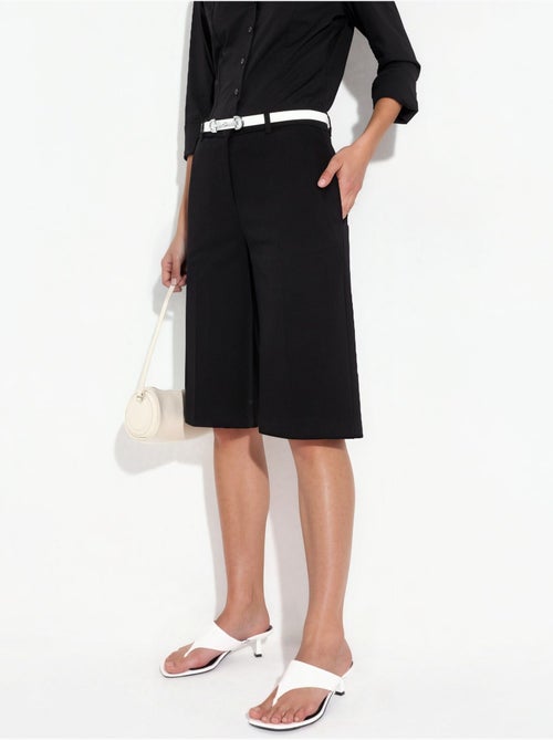 Short mi-long à jambes larges et coupe confortable - Kiabi