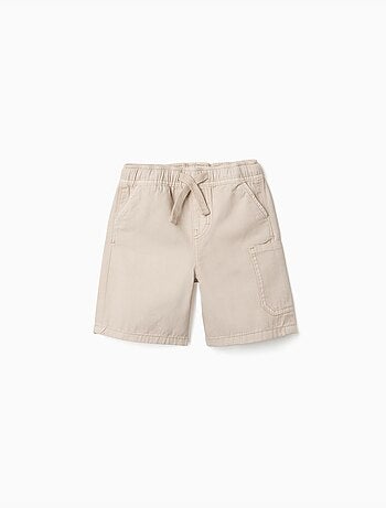 Short midi cargo en coton avec cordon