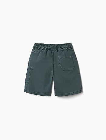 Short midi cargo en coton avec cordon