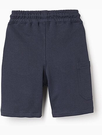 Short midi en coton avec cordon de serrage et poche cargo