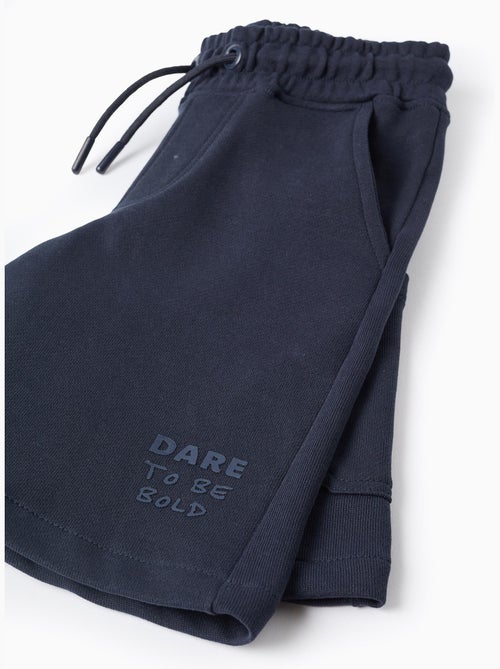 Short midi en coton avec cordon de serrage et poche cargo - Kiabi