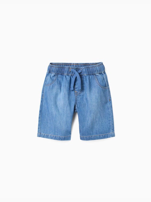 Short midi en jean à enfiler - Kiabi