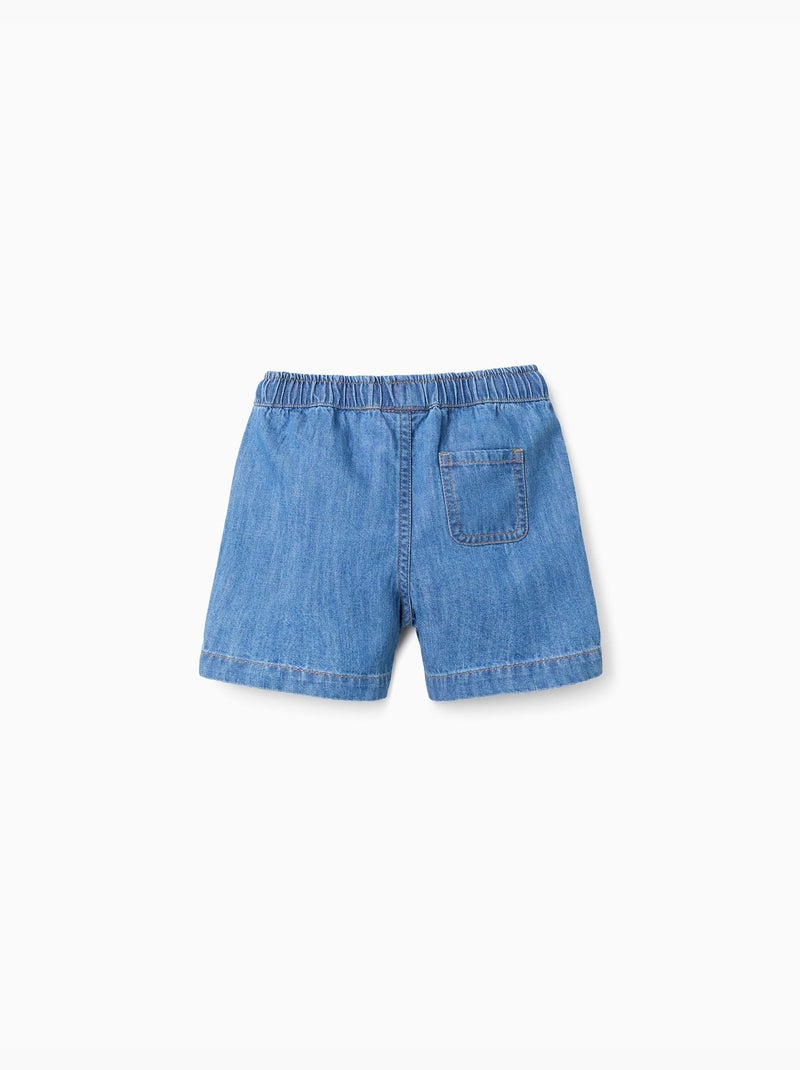 Short midi en jean à enfiler Bleu Bleu - Kiabi