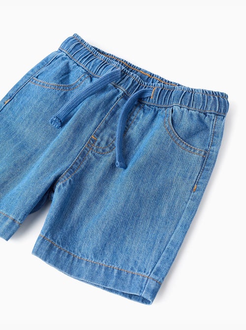 Short midi en jean à enfiler - Kiabi