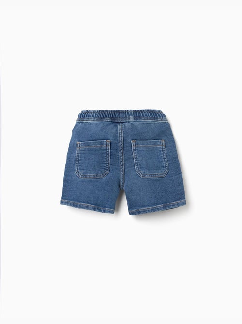 Short midi en jean avec cordon de serrage - Kiabi