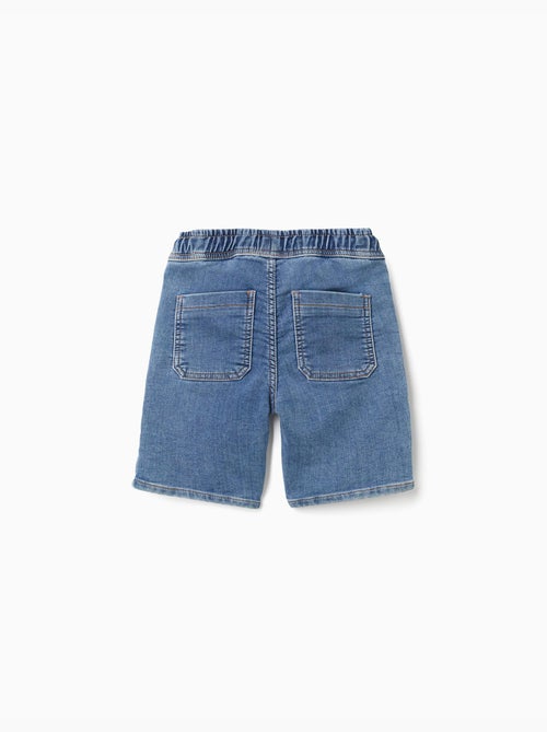 Short midi en jean avec cordon de serrage - Kiabi