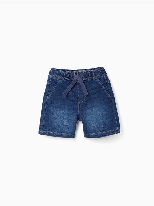 Short midi en jean avec cordon de serrage - Kiabi