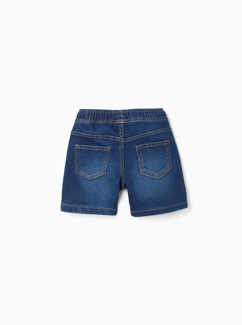 Short midi en jean avec cordon de serrage - Kiabi