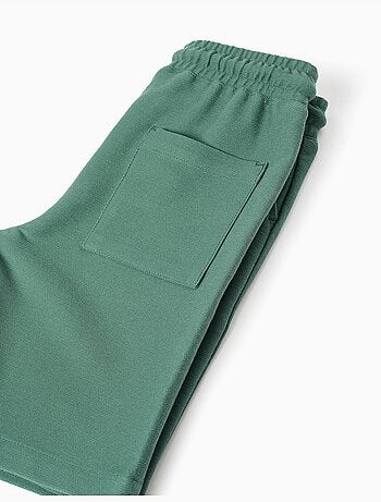 Short midi en molleton avec cordon de serrage