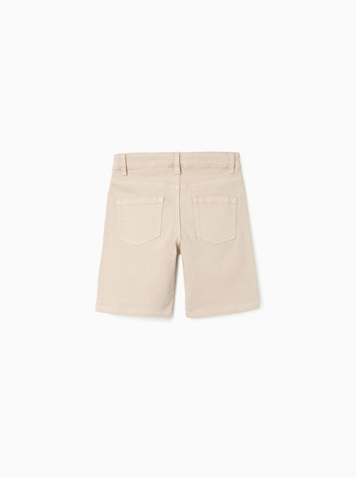 Short midi en sergé avec cinq poches - Kiabi