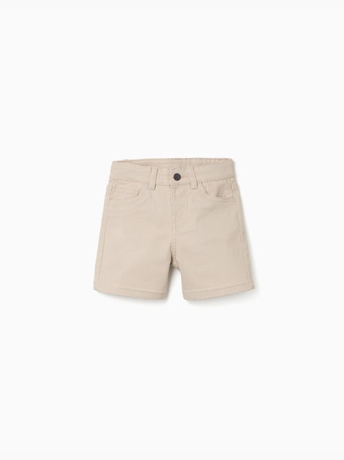 Short midi en sergé avec cinq poches - Kiabi