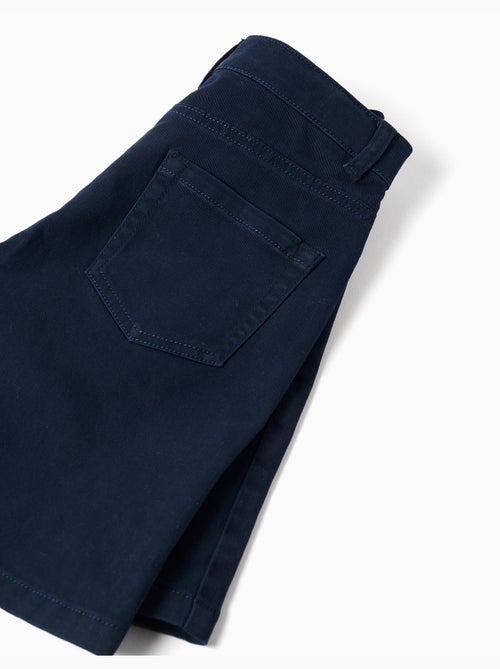 Short midi en sergé avec cinq poches - Kiabi