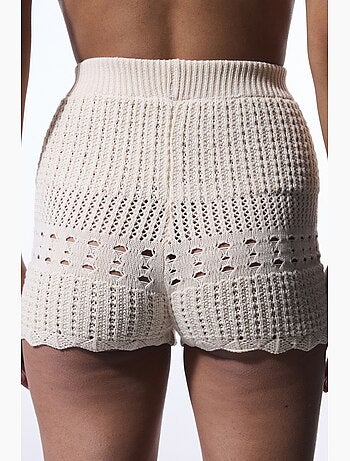 Short mini colette à détail brodé penti