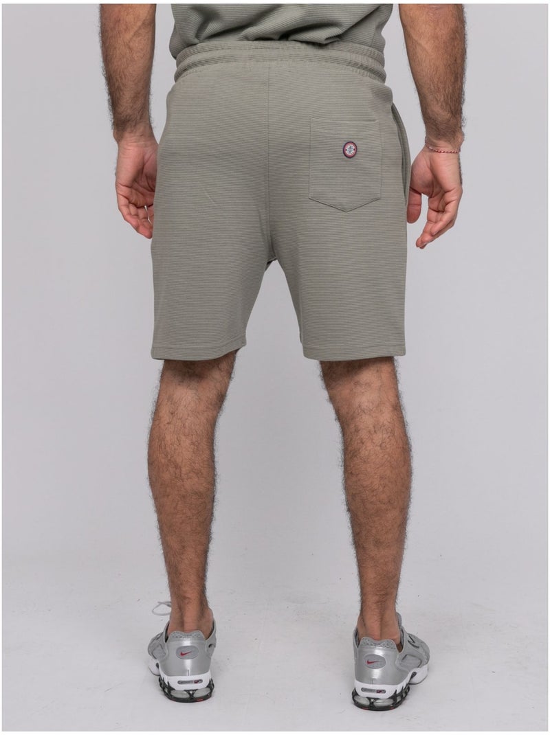 Short molleton BEMAXIN Vert kaki clair - Kiabi
