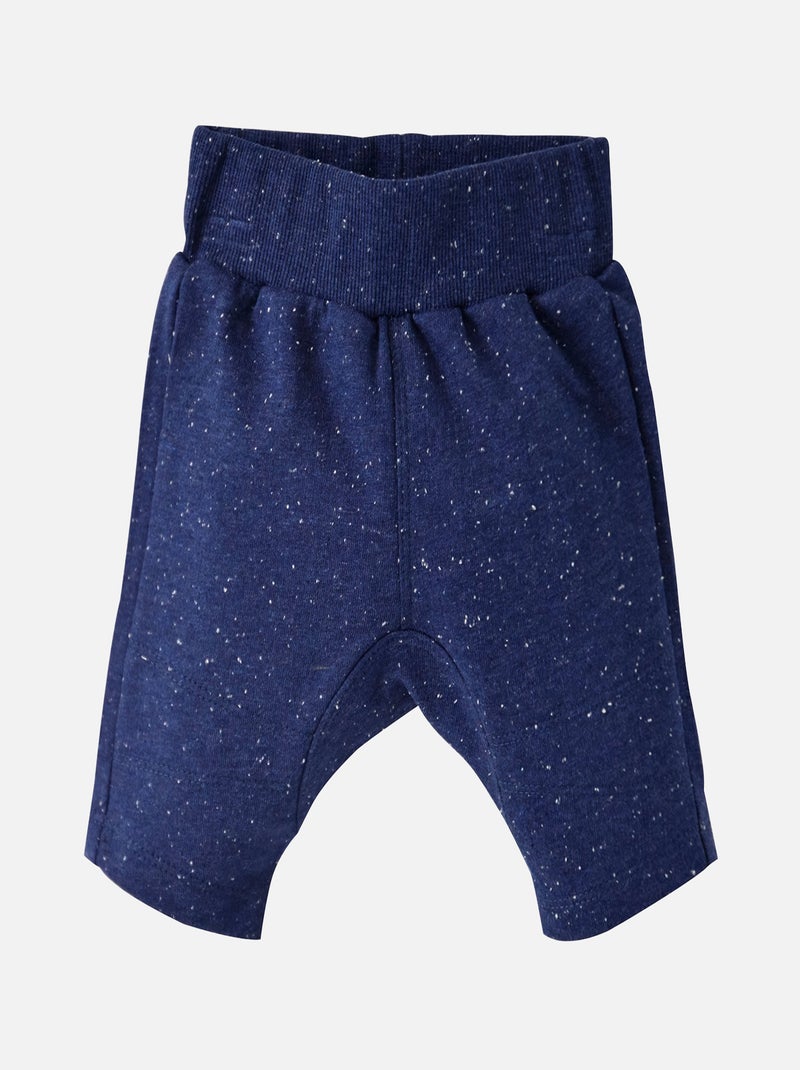 SHORT MOLLETON ET T SHIRT SERIGRAPHIÉ Bleu - Kiabi