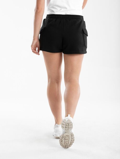 Short en molleton femme Noir - Made in France - Cocorico