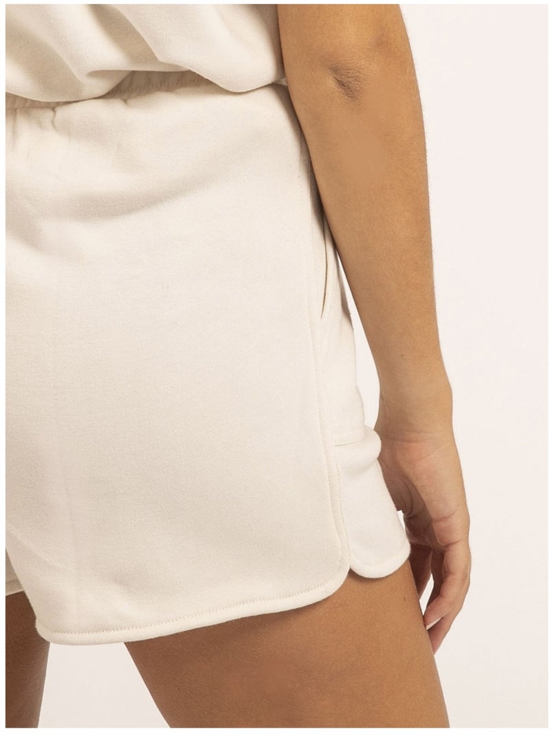 Short molleton XONARA Ecru - Kiabi