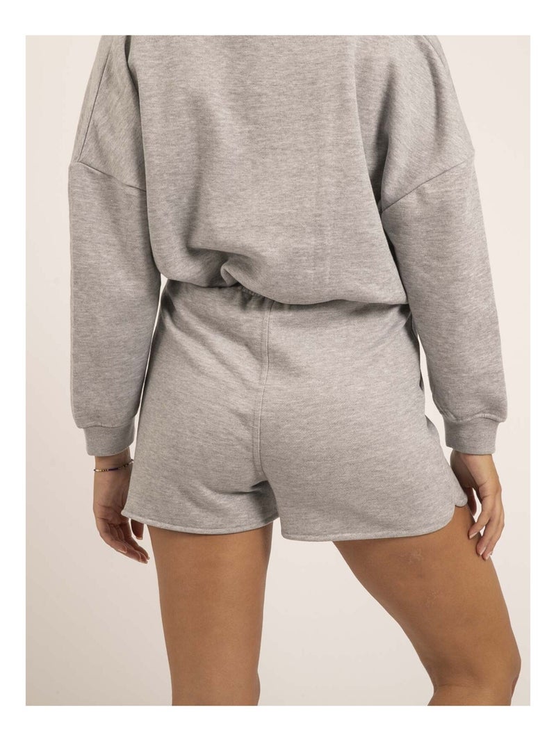 Short molleton XONARA Gris - Kiabi