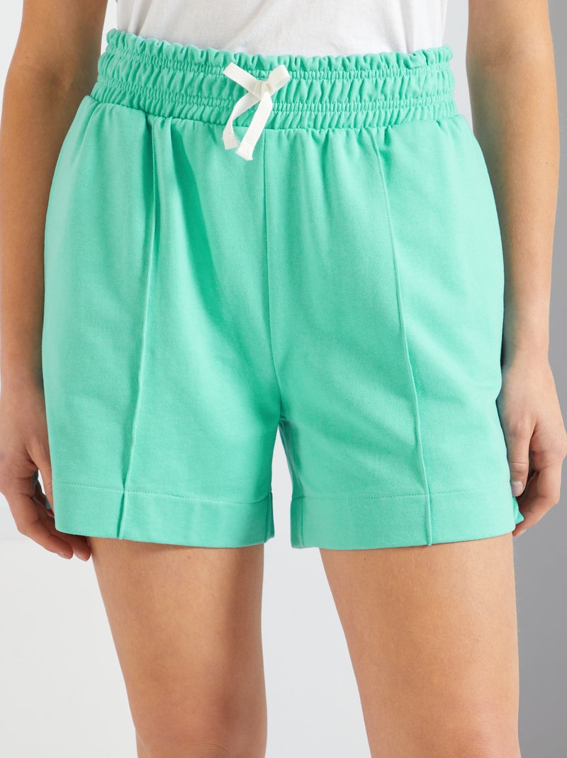 Short molletonné Bleu turquoise - Kiabi