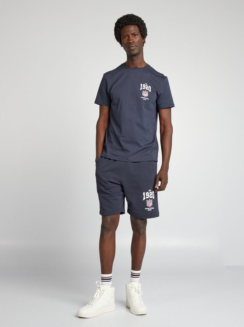Short molletonné 'NFL' Bleu marine - Kiabi