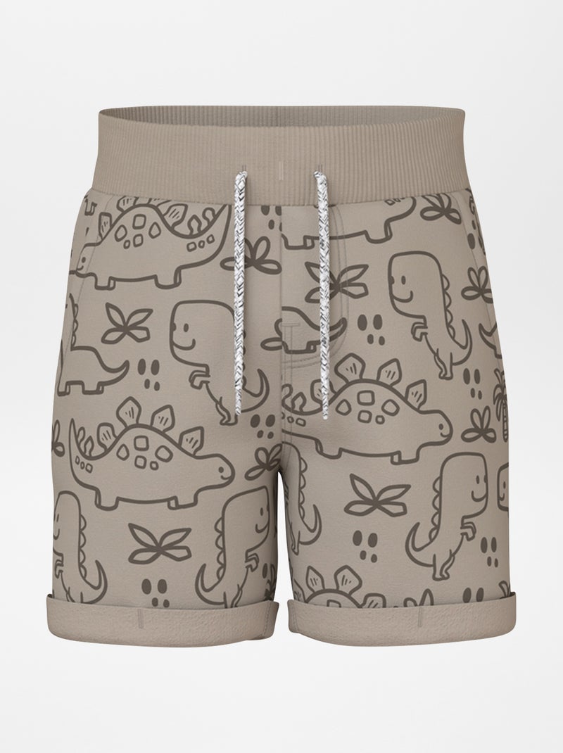 Short molletonné style jogging Beige - Kiabi